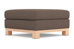 Logan Drive Ottoman :: Leg Finish: Natural / Size: 35x35