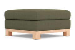 Logan Drive Ottoman :: Leg Finish: Natural / Size: 35x35