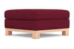 Logan Drive Ottoman :: Leg Finish: Natural / Size: 35x35