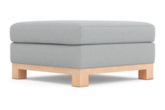 Logan Drive Ottoman :: Leg Finish: Natural / Size: 35x35