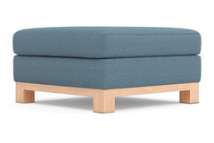 Logan Drive Ottoman :: Leg Finish: Natural / Size: 35x35