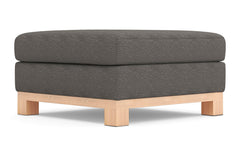 Logan Drive Ottoman :: Leg Finish: Natural / Size: 35x35