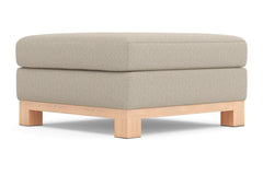 Logan Drive Ottoman :: Leg Finish: Natural / Size: 35x35