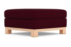 Logan Drive Ottoman :: Leg Finish: Natural / Size: 35x35