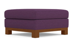 Logan Drive Ottoman :: Leg Finish: Pecan / Size: 35x35