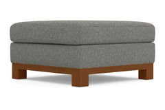 Logan Drive Ottoman :: Leg Finish: Pecan / Size: 35x35