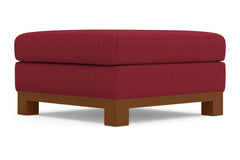 Logan Drive Ottoman :: Leg Finish: Pecan / Size: 35x35