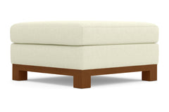 Logan Drive Ottoman :: Leg Finish: Pecan / Size: 35x35