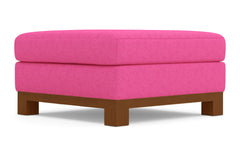 Logan Drive Ottoman :: Leg Finish: Pecan / Size: 35x35