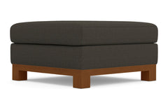 Logan Drive Ottoman :: Leg Finish: Pecan / Size: 35x35