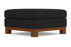Logan Drive Ottoman :: Leg Finish: Pecan / Size: 35x35