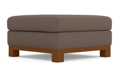 Logan Drive Ottoman :: Leg Finish: Pecan / Size: 35x35