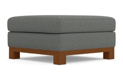 Logan Drive Ottoman :: Leg Finish: Pecan / Size: 35x35