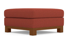 Logan Drive Ottoman :: Leg Finish: Pecan / Size: 35x35