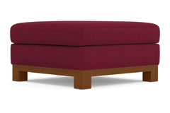 Logan Drive Ottoman :: Leg Finish: Pecan / Size: 35x35