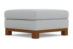 Logan Drive Ottoman :: Leg Finish: Pecan / Size: 35x35