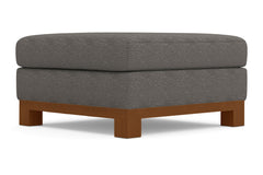 Logan Drive Ottoman :: Leg Finish: Pecan / Size: 35x35