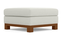Logan Drive Ottoman :: Leg Finish: Pecan / Size: 35x35