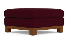 Logan Drive Ottoman :: Leg Finish: Pecan / Size: 35x35