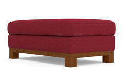 Logan Drive Ottoman :: Leg Finish: Pecan / Size: 28x48