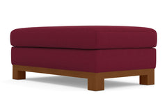 Logan Drive Ottoman :: Leg Finish: Pecan / Size: 28x48