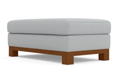 Logan Drive Ottoman :: Leg Finish: Pecan / Size: 28x48