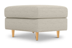 Logan Ottoman :: Leg Finish: Natural / Size: 23x30