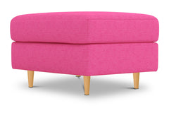 Logan Ottoman :: Leg Finish: Natural / Size: 23x30