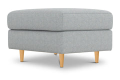 Logan Ottoman :: Leg Finish: Natural / Size: 23x30