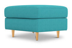 Logan Ottoman :: Leg Finish: Natural / Size: 23x30