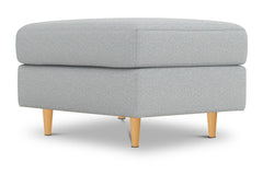 Logan Ottoman :: Leg Finish: Natural / Size: 23x30