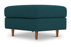 Logan Ottoman :: Leg Finish: Pecan / Size: 23x30