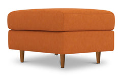 Logan Ottoman :: Leg Finish: Pecan / Size: 23x30