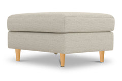 Logan Ottoman :: Leg Finish: Natural / Size: 25x35