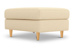 Logan Ottoman :: Leg Finish: Natural / Size: 25x35