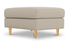 Logan Ottoman :: Leg Finish: Natural / Size: 25x35
