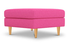 Logan Ottoman :: Leg Finish: Natural / Size: 35x35