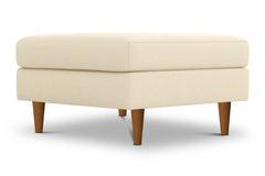 Logan Ottoman :: Leg Finish: Pecan / Size: 35x35