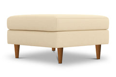 Logan Ottoman :: Leg Finish: Pecan / Size: 35x35