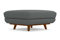 Carson Ottoman :: Leg Finish: Pecan / Size: 35x35