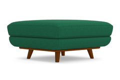 Carson Ottoman :: Leg Finish: Pecan / Size: 35x35