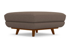 Carson Ottoman :: Leg Finish: Pecan / Size: 35x35