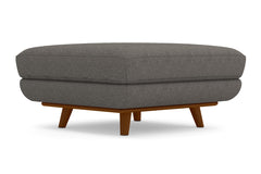 Carson Ottoman :: Leg Finish: Pecan / Size: 35x35