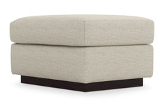 Nora Ottoman :: Leg Finish: Espresso / Size: 23x30