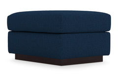 Nora Ottoman :: Leg Finish: Espresso / Size: 23x30
