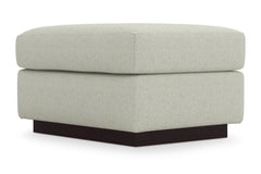 Nora Ottoman :: Leg Finish: Espresso / Size: 23x30