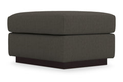 Nora Ottoman :: Leg Finish: Espresso / Size: 23x30
