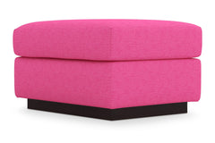 Nora Ottoman :: Leg Finish: Espresso / Size: 23x30