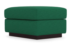 Nora Ottoman :: Leg Finish: Espresso / Size: 23x30