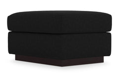 Nora Ottoman :: Leg Finish: Espresso / Size: 23x30